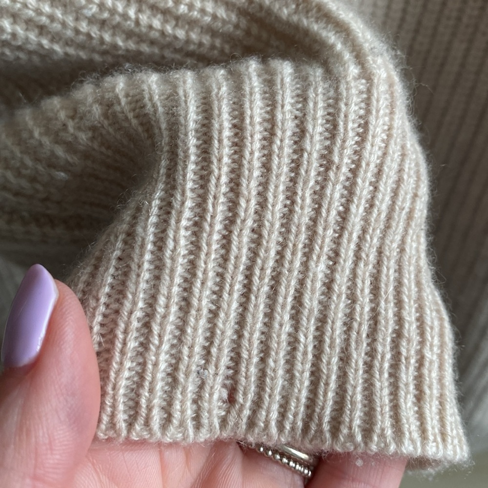 Jenni Kayne Cashmere Cocoon Cardigan in Oatmeal - Picture 8 of 8